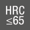 HRC ≤65